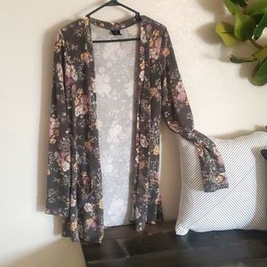 Floral cardigan
